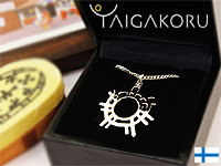Taigakoru(タイガコル) The Sun/太陽 シルバーネックレス/幸運アクセサリー/お守りジュエリー 北欧フィンランド製