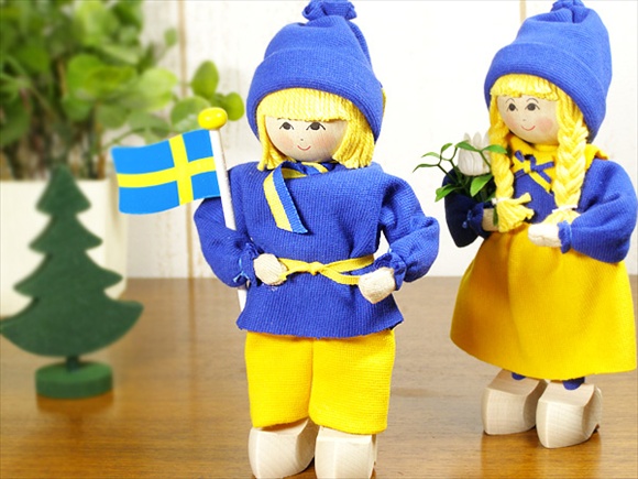 [４０％OFF 定価 3850円 在庫処分セール品] Butticki社製 北欧スウェーデン人形/Boy 画像大1