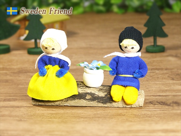 お待たせ! 北欧スエーデン製マリア・テレシア人形 置物 