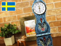 [５０％OFF 定価 21500円 在庫処分セール品] スウェーデンの置き時計 北欧モーラ・クロック（Mora clock）ダーラブルー