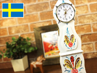 [５０％OFF 定価 21500円 在庫処分セール品] スウェーデンの置き時計 北欧モーラ・クロック（Mora clock）ホワイト